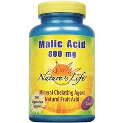 Nature's Life Malic Acid 800 mg 100 Vegetarian Capsules 100