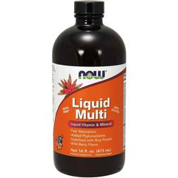 Now Foods Liquid Multi, Wild Berry (Iron Free) 473 ml