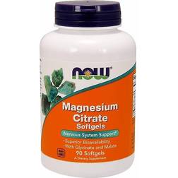 NOW Magnesium Citrate 90 Sgels