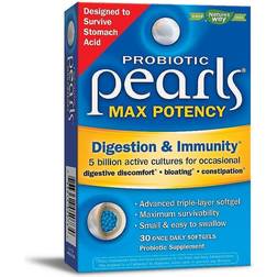 Enzymatic Therapy Nature's Way Probiotic Pearls Max Potency 5 billion CFU 30 Softgels