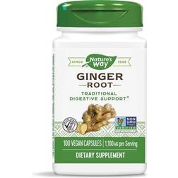 Natures Way Ginger Root 100 Vegan Capsules