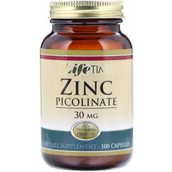 Lifetime Zinc Picolinate 30 mg 100 Capsules 100 Stk.