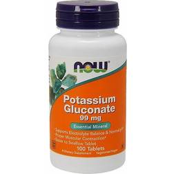 Now Foods Foods Potassium Gluconate 99mg 100 tablets