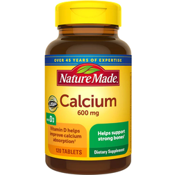 Nature Made Calcium with Vitamin D3 600 mg 120 Tablets