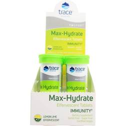 Trace Minerals Research Max-Hydrate Immunity Box Lemon-Lime 8 Tubes