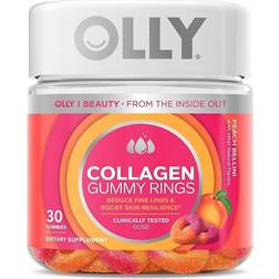 Olly Collagen Gummy Rings Peach Bellini 30 Gummies