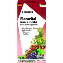 Floradix Floravital Iron & Herbs Yeast-Free 17 fl oz