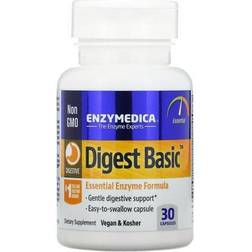 Enzymedica Digest Basic Essential Digestive Enzymes 30 Capsules