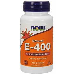 NOW Foods E-400 d-alpha Tocopheryl 100 Softgels