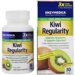 Enzymedica Kiwi Regelmæssighed 30 Tyggetabletter