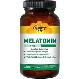 Country Life Melatonin 1 mg 120 Tablets 120 pcs