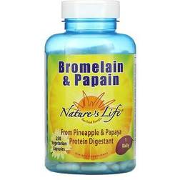 Nature's Life Bromelain and Papain 250 Vegetarian Capsules