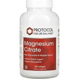 Protocol For Life Balance Magnesium Citrate 180 Softgels