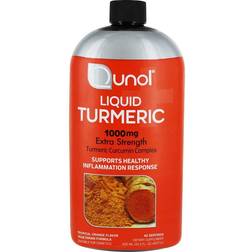 Qunol Liquid Turmeric Curcumin Complex Extra Strength Tropical Orange 1000 mg. 600 ml