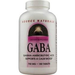 Source Naturals GABA 750 mg 180 Pcs 180 st