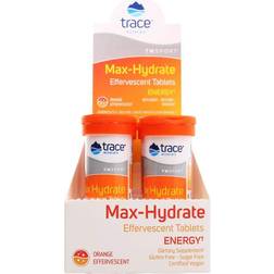 Trace Minerals Research Max-Hydrate Energy Box Orange 8 Tubes