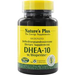 NaturesPlus DHEA-10 with Bioperine 90 Vegetarian Capsules