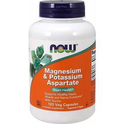 Now Foods MAGNESIUM & POTASSIUM ASPARTATE 120 stk