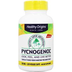 Healthy Origins Pycnogenol 150 mg 120 Vegetarian Capsules