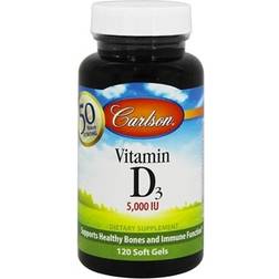 Carlson Vitamin D3 5000 IU 120 Softgels