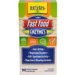 Natural Balance Fast Food Enzymes, 90-Capsules