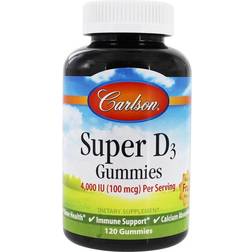 Carlson Labs Super D3 Gummies 4,000 IU 120 Gummies