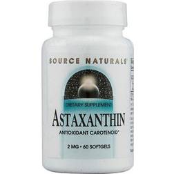 Source Naturals Astaxanthin 2mg Inc. 60 Softgel