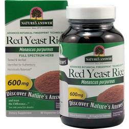 Nature's Answer Red Yeast Rice 600 mg 90 Vegetarian Capsules 90 pcs