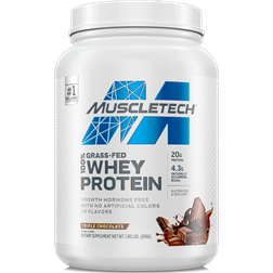 Muscletech 100% Grass-Fed Whey Protein Powder Triple Chocolate 1.8 Lbs. (23 Servings) Protein Powder