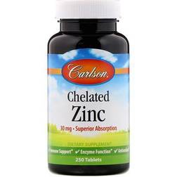 Carlson Labs Chelated Zinc 250 Tablets