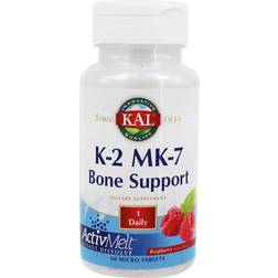 Kal K-2 MK-7 Bone Support ActivMelt Raspberry 60 MicroTablets