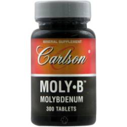 Carlson Labs Moly-B Molybdenum 500 mcg. 300 Tablets