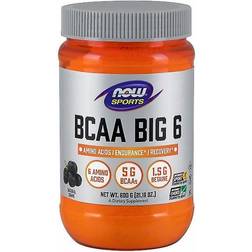 NOW Sports BCAA Big 6 Natural Grape 21.16 oz