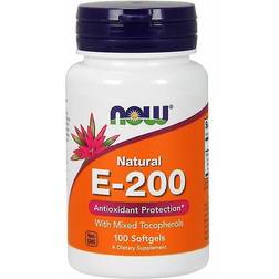 Now Foods Natural E-200 100 Softgels