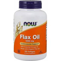 Now Foods FLAX OIL 1000 mg 100 stk