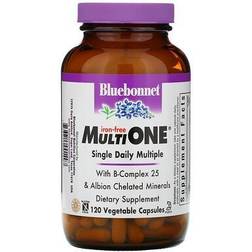 Bluebonnet Nutrition Multi One, Iron Free, 120 Ct