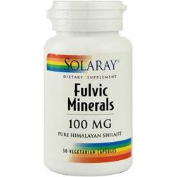 Solaray Fulvic Minerals 100 mg 30 Vegetarian Capsules