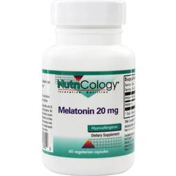 Nutricology Melatonin 20 mg. 60 Vegetarian Capsules