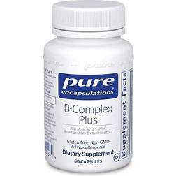 Pure Encapsulations B-Complex Plus Dietary Supplement 60 Capsules 60 pcs