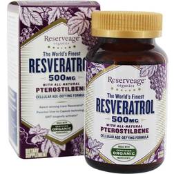 Reserveage Nutrition Resveratrol 500 mg 60 Veggie Caps 60 pcs