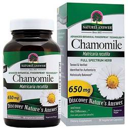 Nature's Answer Chamomile Flower 90 Vegetarian Capsules