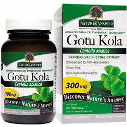 Nature's Answer Gotu Kola Herb 330 mg 60 Vegetarian Capsules