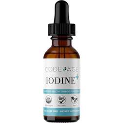 Codeage Iodine USDA Organic Iodine Drops Nascent Liquid Potassium Iodide 2 fl. oz