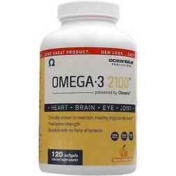 Ocean Blue Oceanblue Professional Omega-3 2100 Natural Orange 120 Softgels 120 st