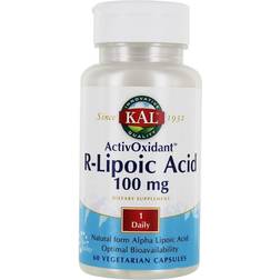 Kal ActivOxidant R-Lipoic Acid 100 MG (60 Vegetarian Capsules)