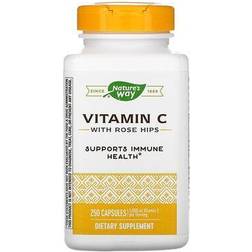 Natures Way Vitamin C with Rose Hips 250 Capsules