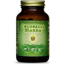 HealthForce Superfoods Chlorella Manna, 400 VeganTabs