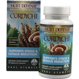 Host Defense Organic Mushrooms CordyChi 60 Vegetarian Capsules