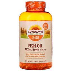 Sundown Naturals Sundown Naturals Fish Oil 1200 mg 300 Softgels