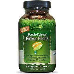 Irwin Naturals Double-Potency Ginkgo Biloba 60 Liquid Softgels